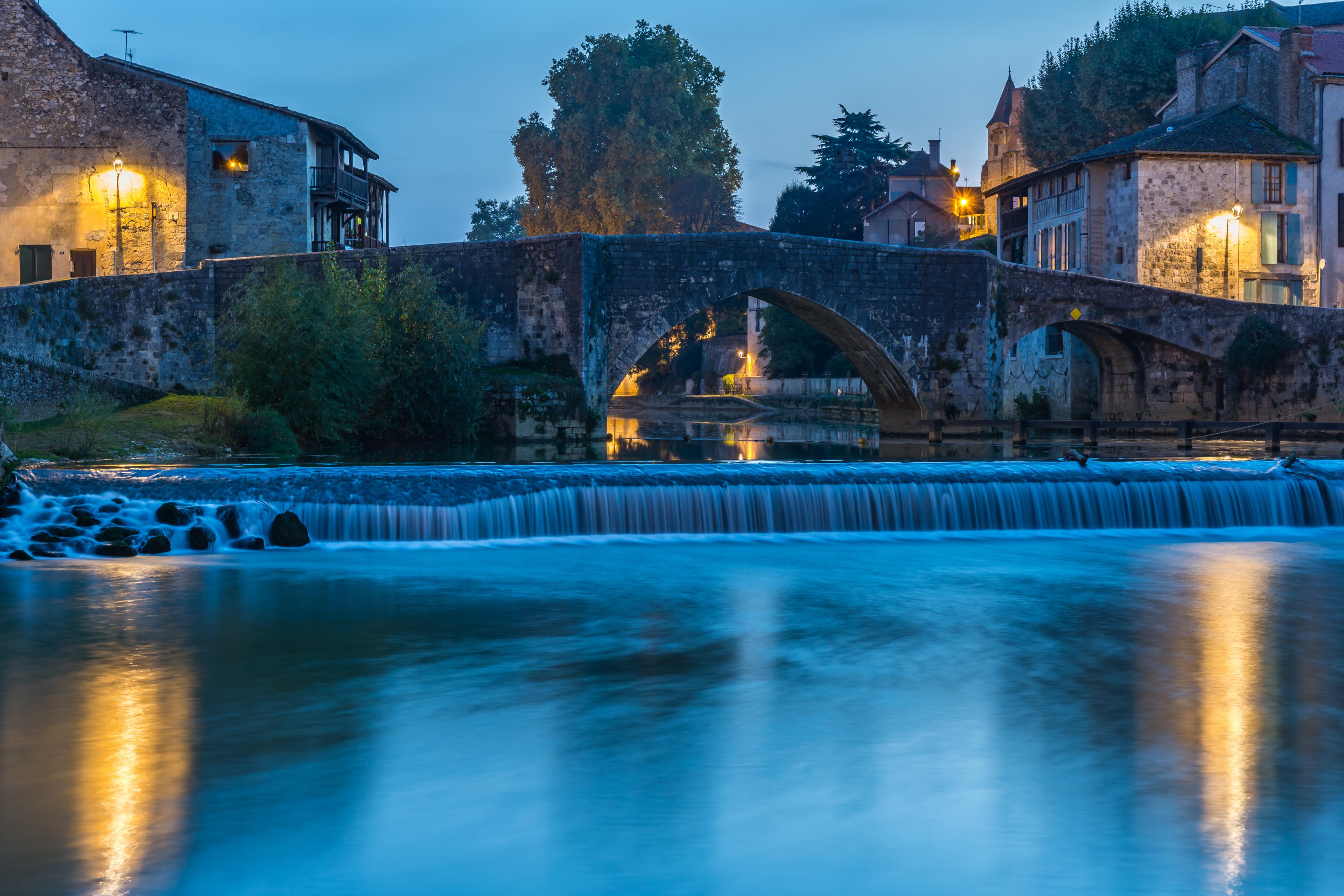 Nérac au coucher du soleil, Lot-et-Garonne